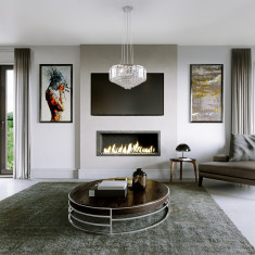 Умный подвесной светильник 10121/5 хром &mdash; Multielectrika