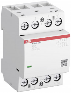 Контактор ABB ESB40-31N-06 модульный (40А АС-1, 3НО+1НЗ), катушка 230В AC/DC &mdash; Multielectrika