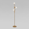 Напольный светильник со стеклянными плафонами 01383/3 латунь фото 1 &mdash; Multielectrika