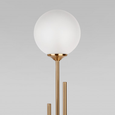 Напольный светильник со стеклянными плафонами 01383/3 латунь — Multielectrika