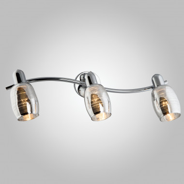 Настенный светильник со стеклянными плафонами 20033/3 хром &mdash; Multielectrika