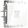 Розетка Ethernet RJ-45 cat. 6A экранированная (белый) W5120101
