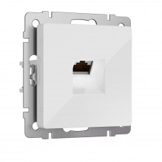 Розетка Ethernet RJ-45 cat. 6A экранированная (белый) W5120101 &mdash; Multielectrika
