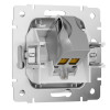 Розетка Ethernet RJ-45 cat. 6A экранированная (белый) W5120101 фото 3 &mdash; Multielectrika
