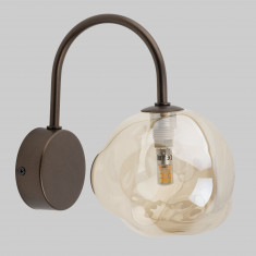 Настенный светильник со стеклянным плафоном 11024 Lava Brown &mdash; Multielectrika