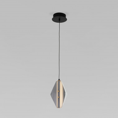 Подвесной светодиодный светильник со стеклянным плафоном 304054 LED латунь — Multielectrika