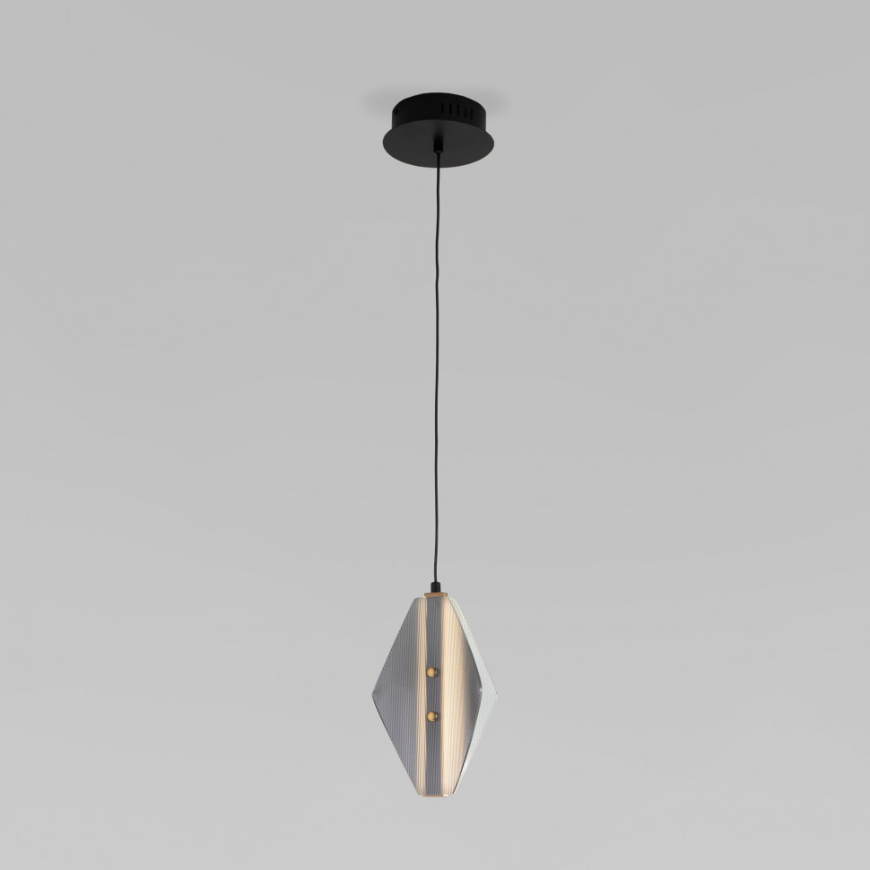 Подвесной светодиодный светильник со стеклянным плафоном 304054 LED латунь фото 1 — Multielectrika