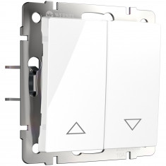 Выключатель жалюзи (белый) W1124501 &mdash; Multielectrika