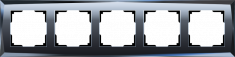 Рамка на 5 постов  (черный) WL08-Frame-05 &mdash; Multielectrika