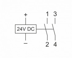 Контактор модульный (Ампер-25 / Волт-24 DС / Контакт-2NO) ST25-20-24 &mdash; Multielectrika