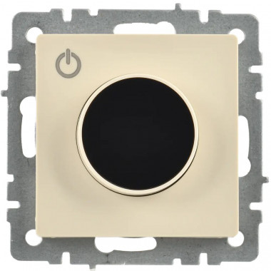 Термостат электронный с индикацией IEK BRITE ТС10-1-БрКр бежевый — Multielectrika