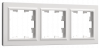 Рамка на 3 поста IEK Brite РУ-3-БрБ белая фото 1 — Multielectrika