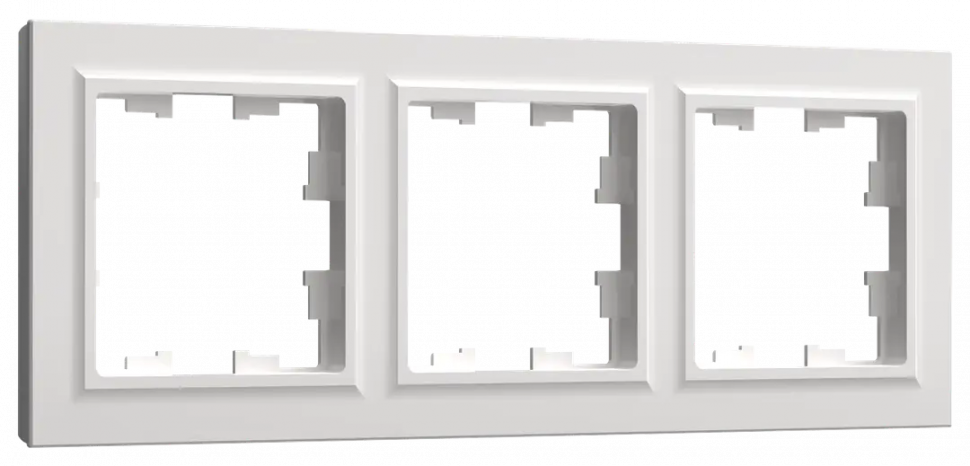 Рамка на 3 поста IEK Brite РУ-3-БрБ белая фото 1 — Multielectrika