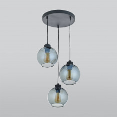 Подвесной светильник со стеклянными плафонами 2819 Cubus Graphite &mdash; Multielectrika