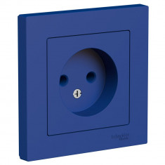 Розетка силовая Systeme Electric AtlasDesign без заземления, в сборе, 16А, аквамарин &mdash; Multielectrika