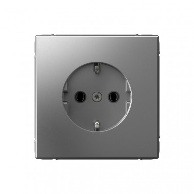 Розетка силовая Systeme Electric ArtGallery 16А, сталь — Multielectrika