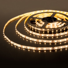 Светодиодная лента 24 В 9,6 Вт/м 120 Led/м 2835 IP65, теплый белый 3300K, 5 м Лента светодиодная 24V 9,6W 120Led 2835 IP65 теплый белый, 5м &mdash; Multielectrika