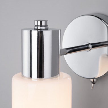 Настенный светильник со стеклянным плафоном 70160/1 хром — Multielectrika