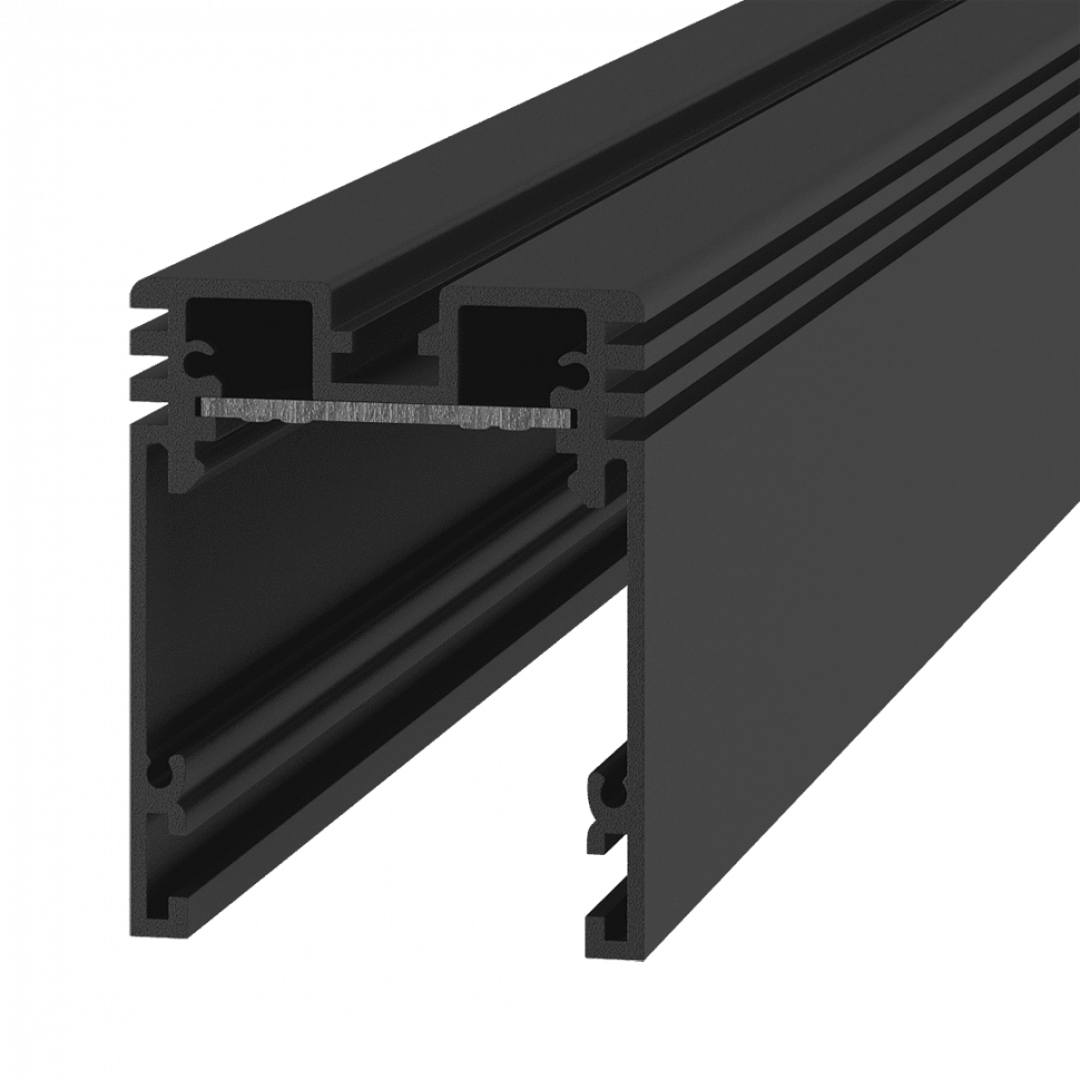 Трек SY низковольтный универсальный, черный SY-601010-BL, 1м фото 1 — Multielectrika