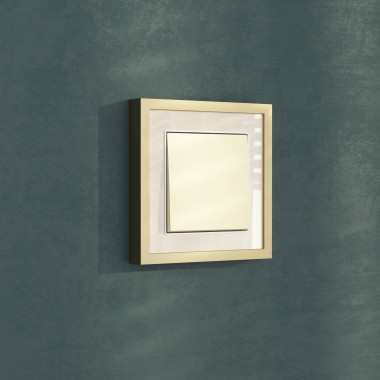 Клавиша для выключателя перекрестного (шампань) W1119011 &mdash; Multielectrika