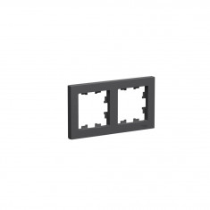 Рамка на 2 поста Systeme Electric AtlasDesign базальт &mdash; Multielectrika