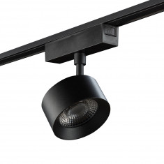 Светильник-спот широкий, системы SLIM, 10Вт, 48В, черный, SL-SLIM-FTSBL-10-CCT &mdash; Multielectrika