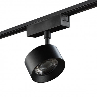 Светильник-спот широкий, системы SLIM, 10Вт, 48В, черный, SL-SLIM-FTSBL-10-CCT — Multielectrika