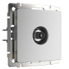ТВ-розетка оконечная (серебряный матовый) W1183065 фото 1 &mdash; Multielectrika