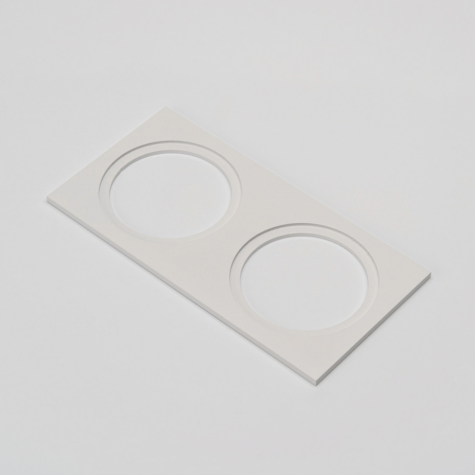 Рамка двойная для SWG PRO MINI COMBO, квадратная, белая фото 1 — Multielectrika