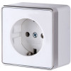 Розетка с заземлением Gallant белая W5071001 фото 1 &mdash; Multielectrika