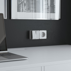 Розетка с заземлением Gallant белая W5071001 &mdash; Multielectrika