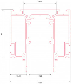 Шинопровод встраиваемый в натяжной потолок Lumker SY-LINK-IZI 023212 &mdash; Multielectrika
