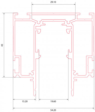 Шинопровод встраиваемый в натяжной потолок Lumker SY-LINK-IZI 023212 — Multielectrika