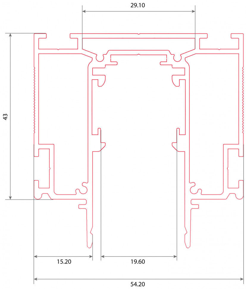 Шинопровод встраиваемый в натяжной потолок Lumker SY-LINK-IZI 023212 фото 1 — Multielectrika