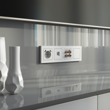 Акустическая розетка (Hammer белый) W1285001 — Multielectrika