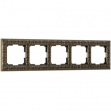 Рамка на 5 постов (бронза) WL07-Frame-05 — Multielectrika