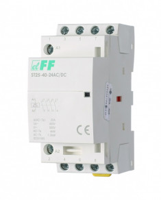 Контактор модульный (Ампер-25 / Волт-24 АС/DC / Контакт-4NO) ST25-40-24 &mdash; Multielectrika