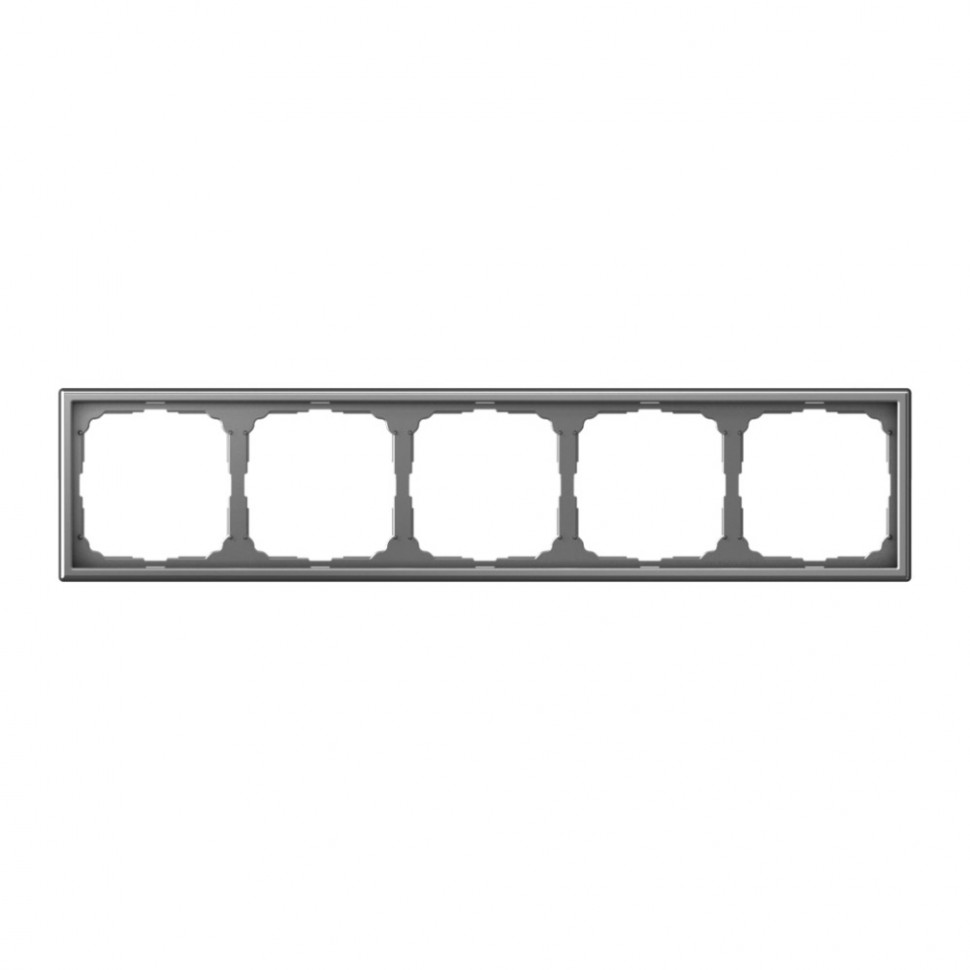 Рамка на 5 постов Systeme Electric ArtGallery универсальная, сталь фото 1 — Multielectrika