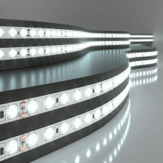 Светодиодная лента 24 В 9,6 Вт/м 120 Led/м 2835 IP20, холодный белый 6500K, 5 м Лента светодиодная 24V 9,6W 120Led 2835 IP20 холодный белый, 5м &mdash; Multielectrika