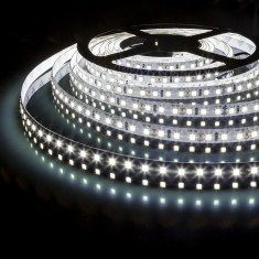 Светодиодная лента 24 В 9,6 Вт/м 120 Led/м 2835 IP20, холодный белый 6500K, 5 м Лента светодиодная 24V 9,6W 120Led 2835 IP20 холодный белый, 5м &mdash; Multielectrika
