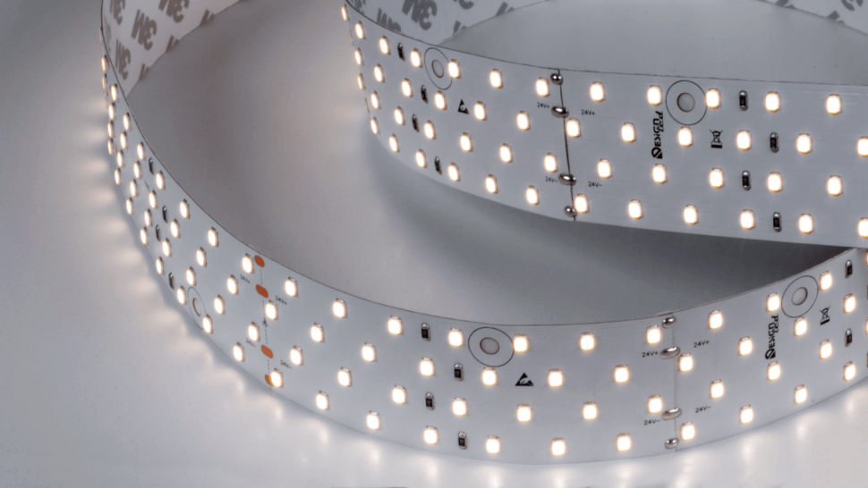 Лента светодиодная 4x DSG 2835 DW 280L-V24-IP33, 4000 K, 700LED, 26W/m, 2500*36*2 mm, LUX фото 1 &mdash; Multielectrika