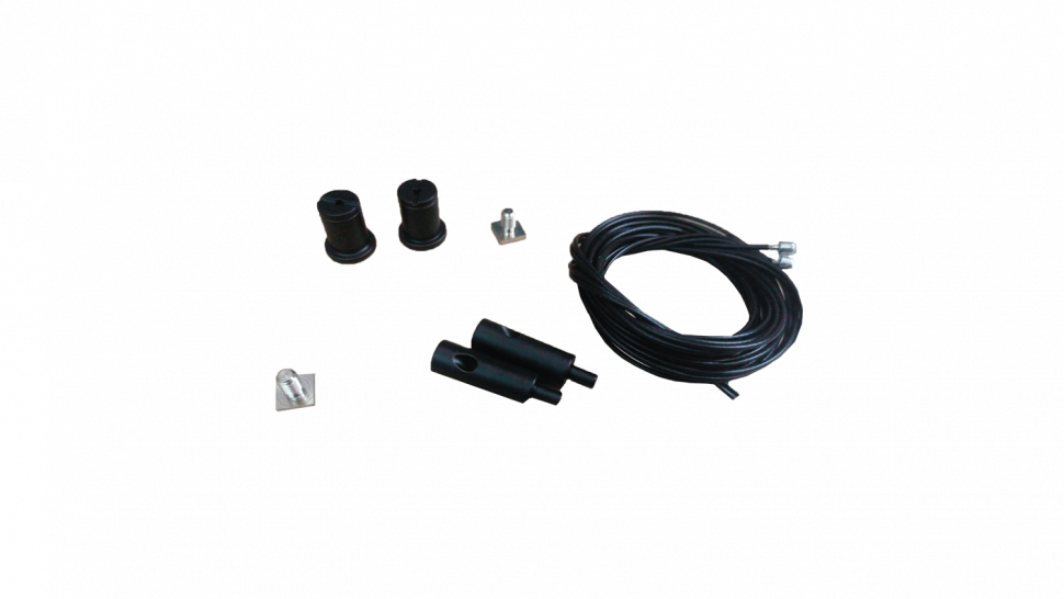 Тросы поддерживающие, цвет черный, 2м, CR-BL-2000 фото 1 — Multielectrika