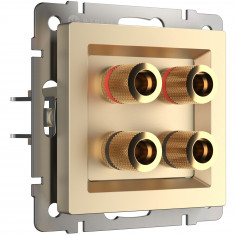 Акустическая розетка (шампань) W1185011 &mdash; Multielectrika