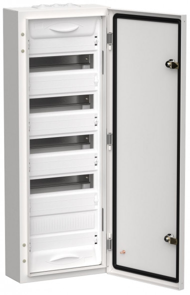 Корпус металлический IEK TITAN 5 ЩРн-60 (1х60) 835х310х140мм IP54 белый (одна дверь) — Multielectrika