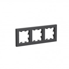 Рамка на 3 поста Systeme Electric AtlasDesign базальт &mdash; Multielectrika