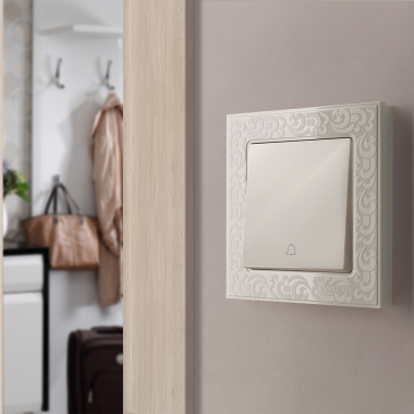 Кнопка звонка (слоновая кость) W1114503 &mdash; Multielectrika