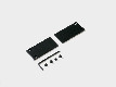 SY-LINK-ECS-S1-BL, комплект заглушек (2шт) для накладного глубокого шинопровода, черный &mdash; Multielectrika