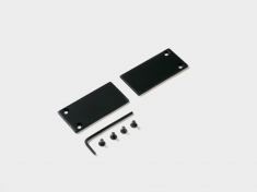 SY-LINK-ECS-S1-BL, комплект заглушек (2шт) для накладного глубокого шинопровода, черный &mdash; Multielectrika