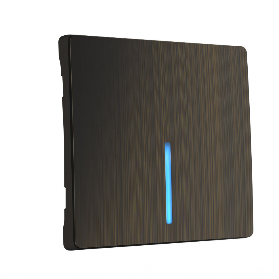 Клавиша для выключателя c подсветкой (бронзовый) W1119112 фото 1 — Multielectrika