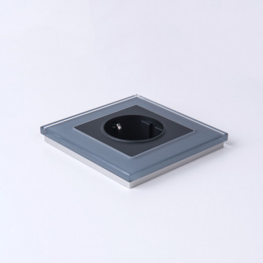 Розетка с заземлением (черный матовый) W1171008 — Multielectrika